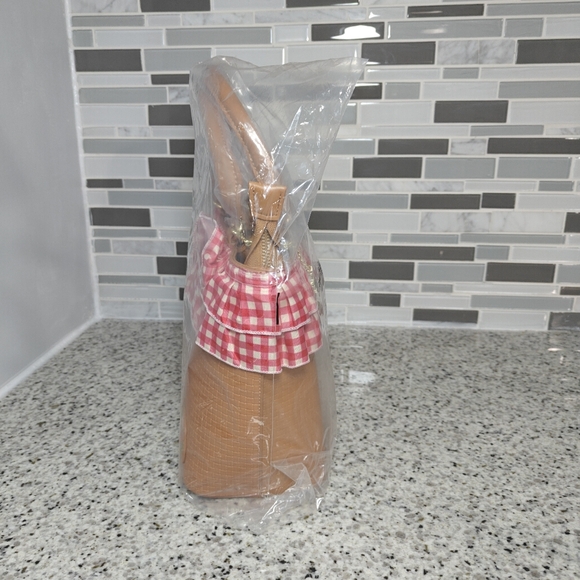 hot topic Strawberry Shortcake Gingham Basket Crossbody Bag - Picture 4 of 10